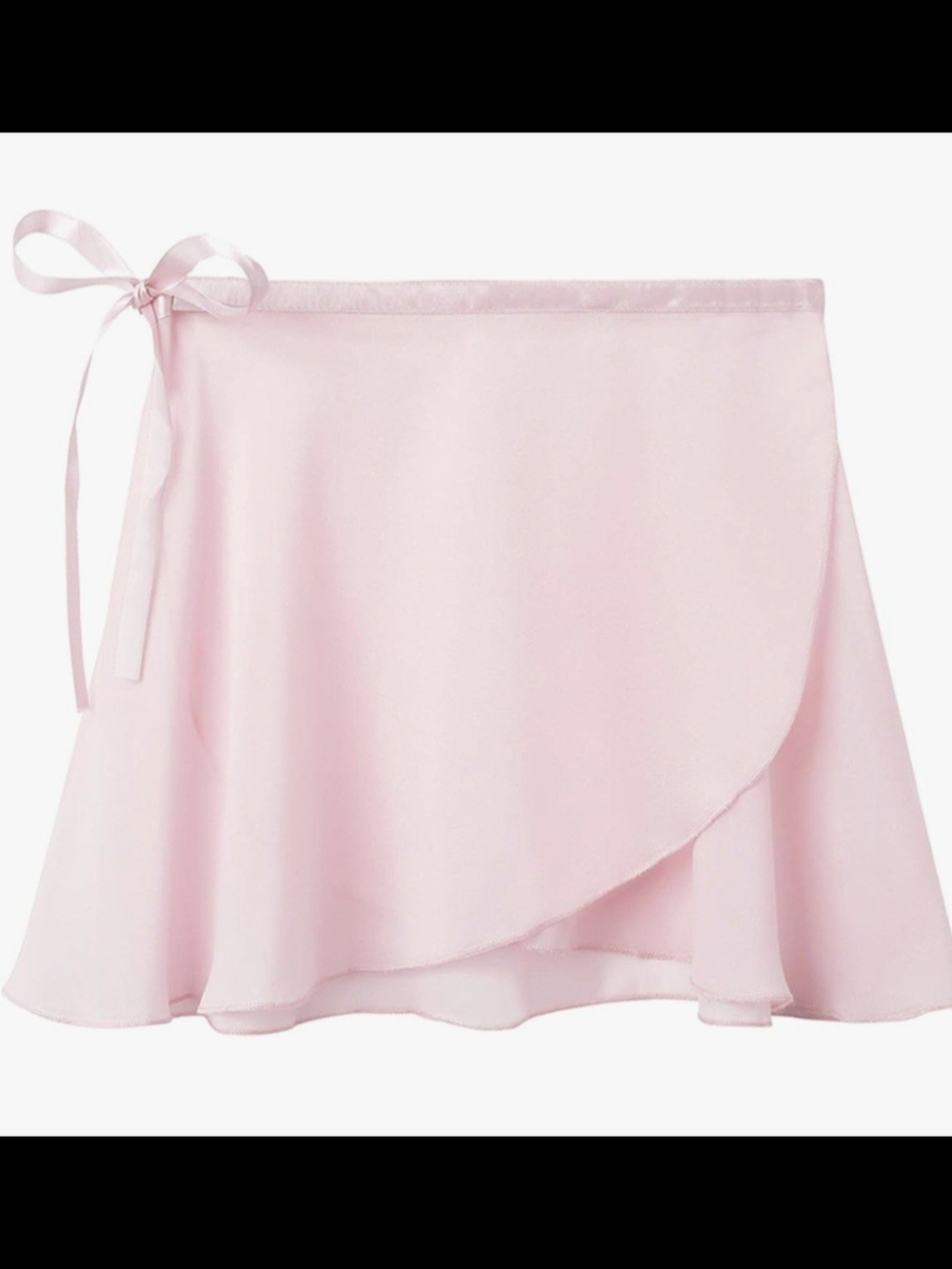 Stelle Toddler Pink Chiffon Wrap Ballet Skirt with Satin Tie